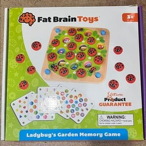 Fat Brain Toys Ladybug Memory Game - Red and Green